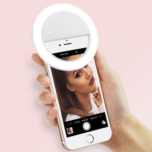 SELFIE LED OBROČ Z USB POLNILCEM
