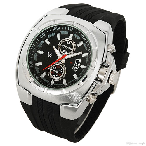 LUKSUZNA MOŠKA URA H003 SILVER