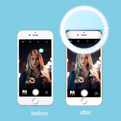 SELFIE LED OBROČ Z USB POLNILCEM