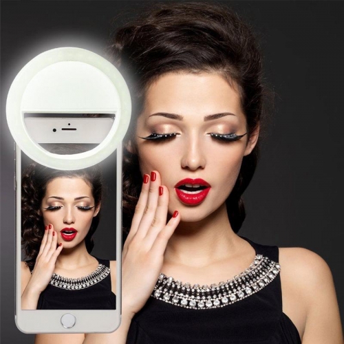 SELFIE LED OBROČ Z USB POLNILCEM